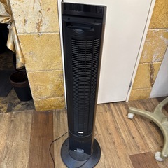 タワーファン　スリム　サーキュレーター　木目　回転式　暖房　冷房　　エアコンの画像