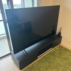 【Hisense 65型テレビ&テレビ台】の画像