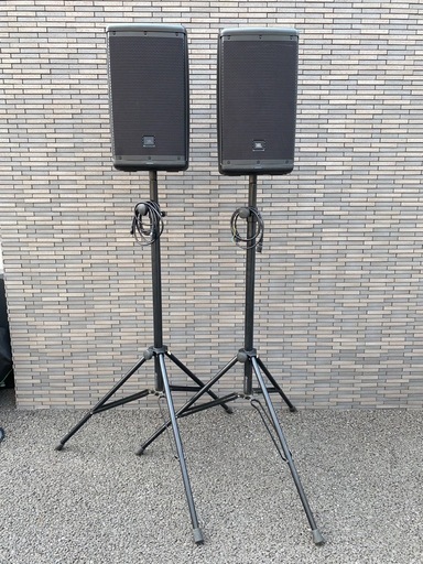 m*o様 K＆M　スピーカースタンド　2本セット　その1 K&M スピーカースタンド(ウインチ式) 21300B - ライジング-PA音響機器