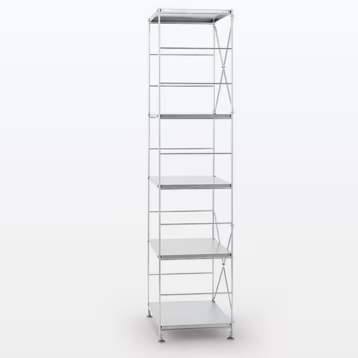 【美品】175.5ステンレスユニットシェルフ大ワイヤーバスケット付　2組出品中2/2