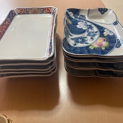 再出品）刺身皿、お皿まとめ売り③の画像
