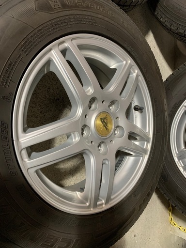 パジェロミニ、テリオス用スタッドレスホイールセット　バリ山です