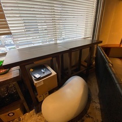 テーブル　椅子　ソファ　無料にてお譲りしますの画像