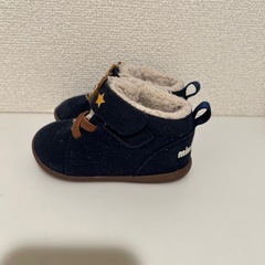 ミキハウス　13cmボア付きスニーカーの画像