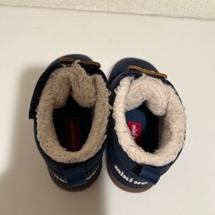 ミキハウス　13cmボア付きスニーカーの画像