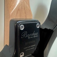 Bacchus　G-STUDIO PLD/TW BLK-MH ギター　ブラック　6弦の画像