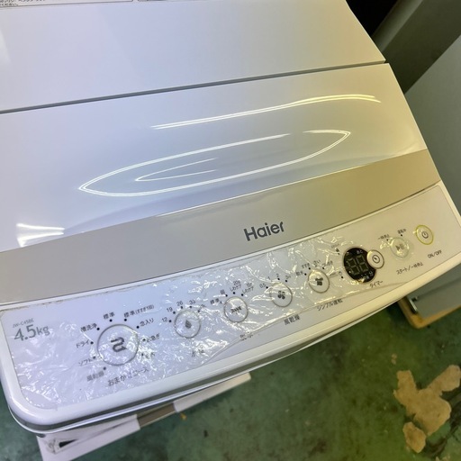 【済】ハイアール 洗濯機 4.5kg　