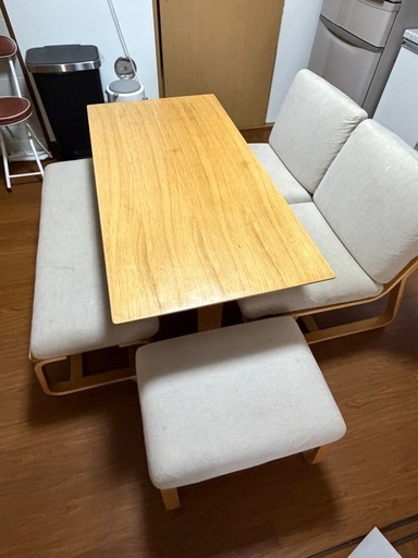 【お話中
】無印良品　　ダイニングテーブルセット