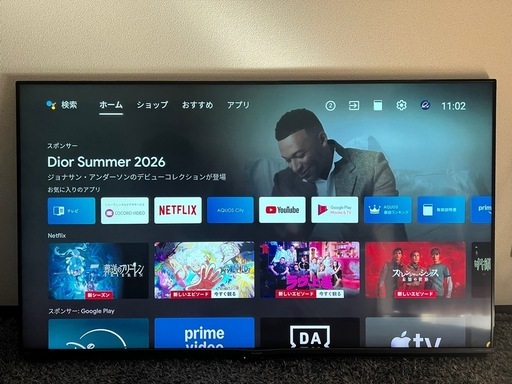 SHARP AQUOS 4K 60型 2019年製