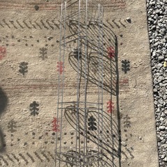 インダストリアル】ステンレス3段 コーナーラック ハート型ワイヤーラックの画像