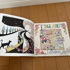 塗り絵の本の画像