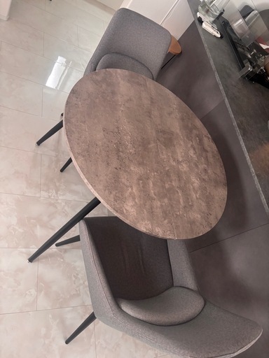 美品！　90cmダイニングテーブル＆チェアセット