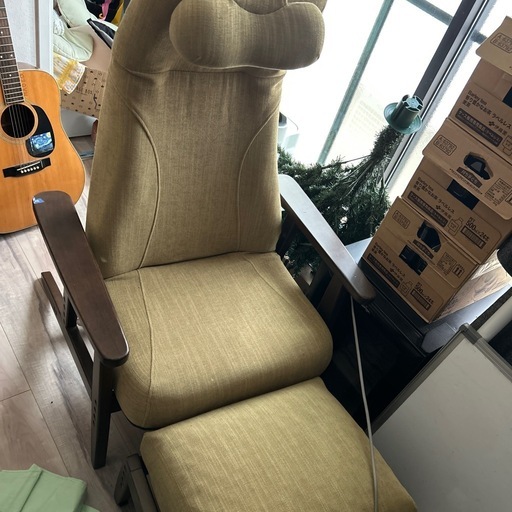 リクライニング付き椅子