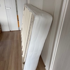 【引き取り限定】無印脚付マットレスセミダブル固め　の画像