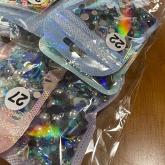 ハンドメイド材料（スライムトッピング、ネイル）の画像