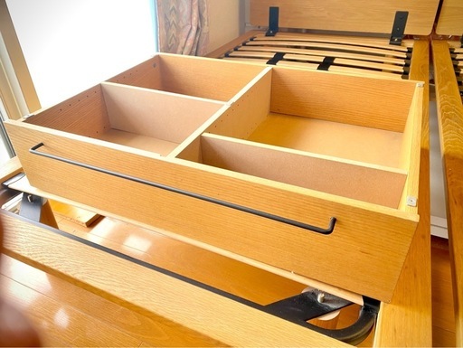 無印良品　　　シングルベッド　オーク材