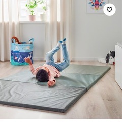 IKEA 三つ折りジムマット PASSBIT パッスビットグレー×2の画像