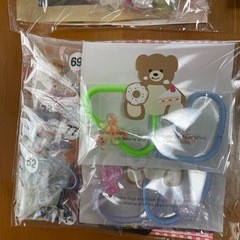 ハンドメイド品ヘアアクセサリーセットの画像