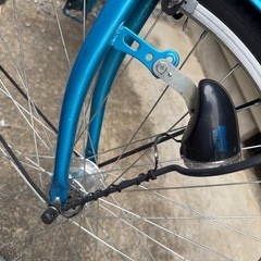 自転車　26インチ　折りたたみ　段速　オートライト　の画像
