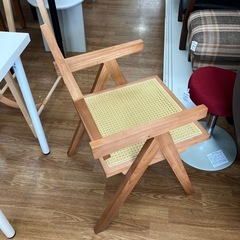 チェア 1人掛け ナチュラル 編み込みの画像
