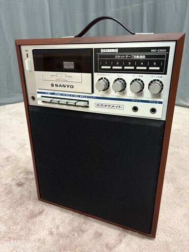 完動・美品｜SANYO カラオケメイト　PAT-C500