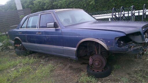 Mベンツ126-560SEL丸一台部品取り車両ー後期型560SEL