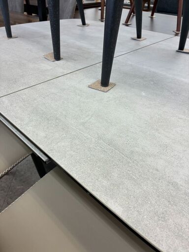 ✨高級イタリア製✨ セラミックトップ 5点ダイニングセット ? 便利な拡張式（エクステンション） 参考上代￥269,800 No. 3681? ?軽トラ無料貸出＆保証付！