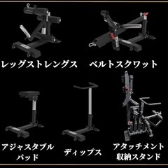 【引取限定】GFC ペックフライ&ラテラルレイズ　ベースセット売りの画像