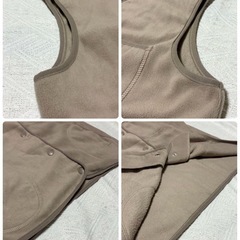 LOGOS DAYS しまむら フリースベスト 裏起毛 前開き ＬＬ メンズの画像