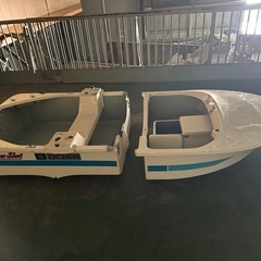 組み立て　二人乗りFRPボート　いけす付き　引き取り限定の画像