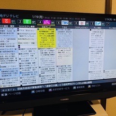 TOSHIBA 液晶テレビの画像