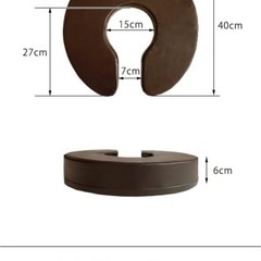 U字クッション　 ベージュの画像