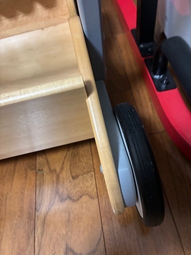 Bajo（バヨ）木製ベビーウォーカー　手押し車　グレー
