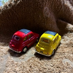 ★【フィアットFIAT500チンクチェントのミニカー1/48KinSMART製】2セットにて！の画像