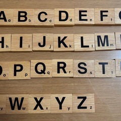 【積み木】アルファベットパズルの画像