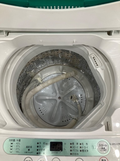 【半年間動作保証付き】YAMADA 全自動洗濯機　YMW-T45G1 4.5kg 2019年製　ｷｽﾞ有&bull;洗剤投入ﾄﾚｰ欠品