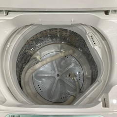 【半年間動作保証付き】YAMADA 全自動洗濯機　YMW-T45G1 4.5kg 2019年製　ｷｽﾞ有•洗剤投入ﾄﾚｰ欠品の画像