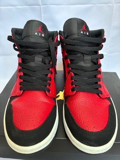 NIKE Air Jordan 1 Mid Reverse Bred 27cm
