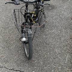 ③キッズバイク 20インチ 黒と黄色の画像