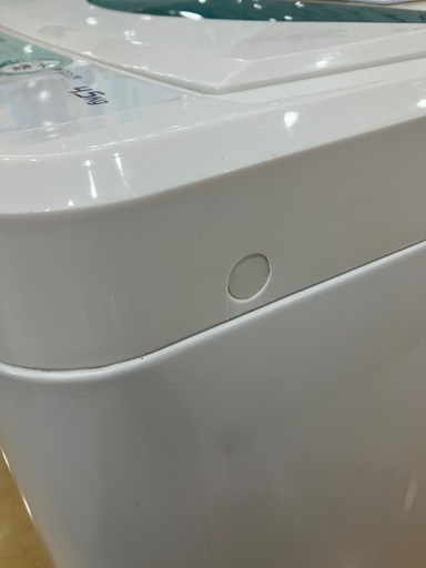 【半年間動作保証付き】YAMADA 全自動洗濯機　YMW-T45G1 4.5kg 2019年製　ｷｽﾞ有•洗剤投入ﾄﾚｰ欠品