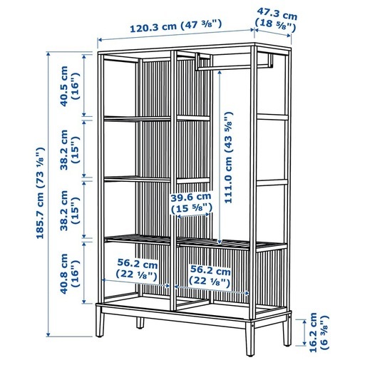 【受け渡し者決定】  IKEA NORDKISA ノールドシーサ　棚 タンス