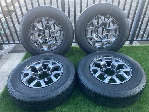 ジムニーシエラ JB74 純正タイヤホイール4本 走行6000km 美品