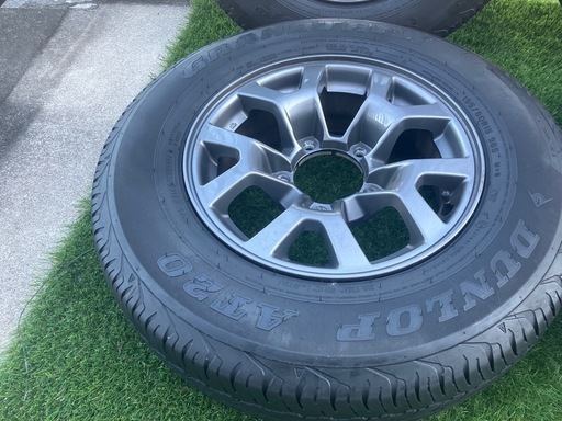 ジムニーシエラ JB74 純正タイヤホイール4本 走行6000km 美品