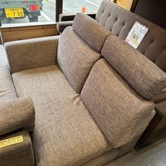 配達可【5人掛けソファ】【グレー】【ニトリ】クリーニング済み【管理番号0120】五の画像