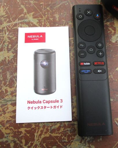 ☆ アンカー Anker Nebula Capsule 3 モバイルプロジェクター◆小型 Google TV搭載