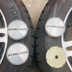 200 ハイエース　ガリキズ無し　415 COBRA コブラ　BADRUCKER バッドラッカー　ヨコハマ　アイスガードの画像