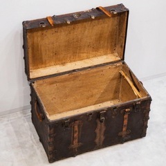 USA船舶トランクケース　古着屋　アンティーク　店舗什器の画像