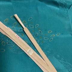 新品　正絹　　コバルトブルー道長紋　帯揚げいかがでしょうか？の画像