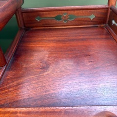 ジモティー特別価格🉐 N1273★茶タンス★茶箪笥★飾り棚★幅1190mmの画像