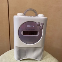 SONY、TOSHIBA防水CDラジカセ2つの画像